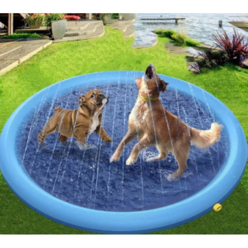 Piscine gonflable d'été pour animaux de compagnie - Maison-DesChiens-Heureux